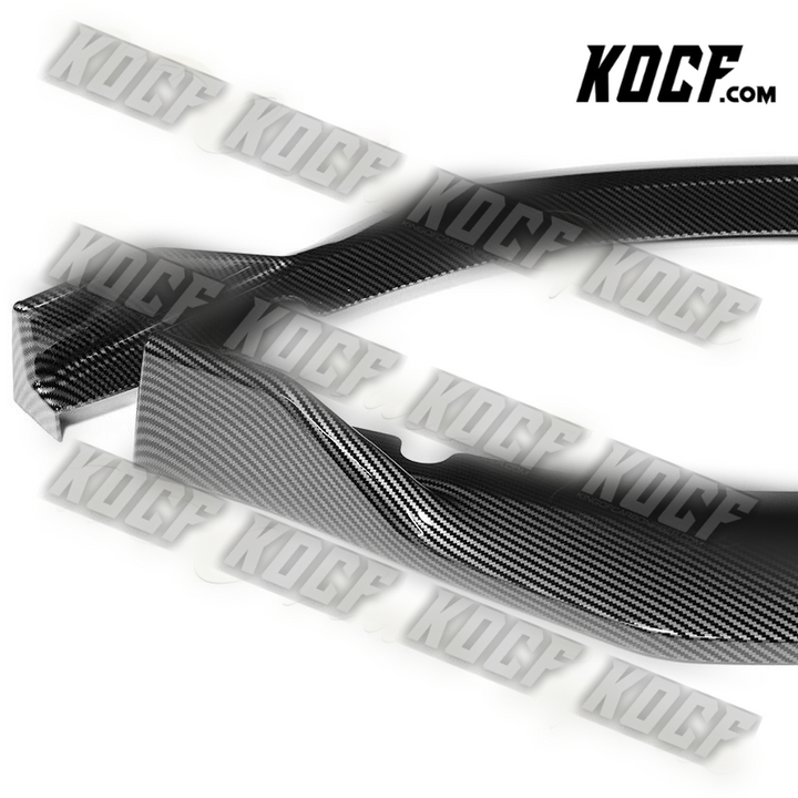 For 2017-2019 Toyota Corolla SE XSE GT-Style Matt Black Front Bumper Spoiler Lip - KOCF.com - Car Parts