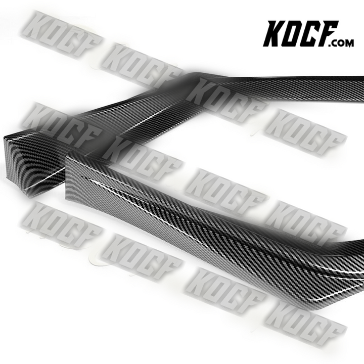 For 2020-2022 Subaru Impreza CS-Style Carbon Painted Front Bumper Spoiler Lip - KOCF.com - Car Parts