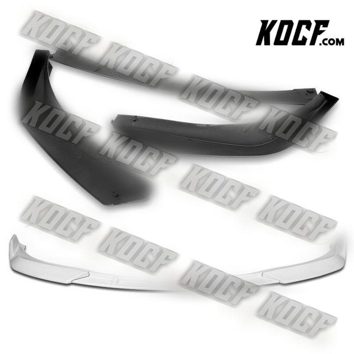 For 2006-2008 Lexus IS250 IS350 STP-Style Painted White Front Bumper Spoiler Lip - KOCF.com - Car Parts