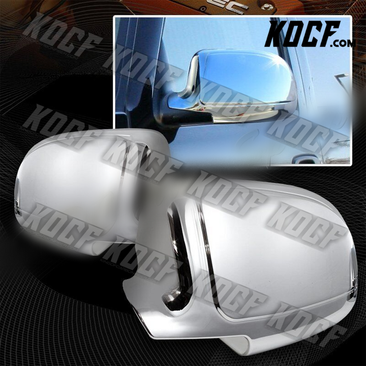 For 1999-2006 Chevy Silverado 1500 2500 3500 Chrome ABS Side Mirror Cover Cap - KOCF.com - Car Parts