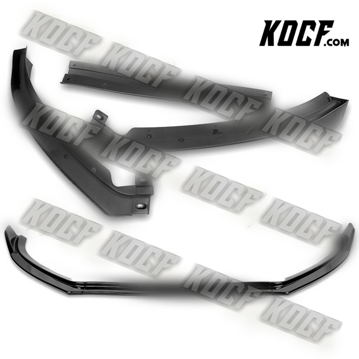 For 2011-2014 Volkswagen Jetta Painted Black Front Bumper Splitter Spoiler Lip - KOCF.com - Car Parts