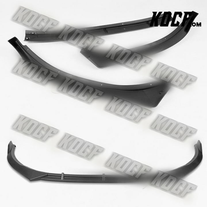 For 11-13 Kia Optima SX STP-Style Matt Black Front Bumper Splitter Spoiler Lip - KOCF.com - Car Parts