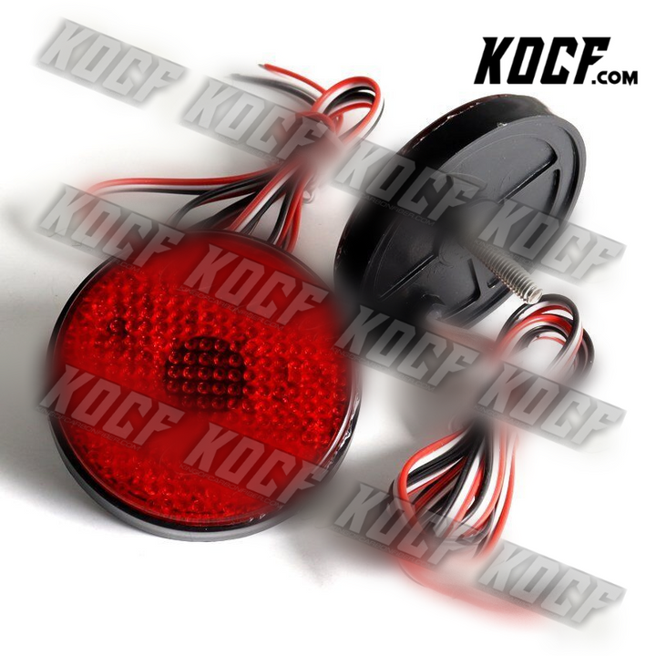 For 2008-2010 Toyota Highlander Red Lens LED Rear Bumper Stop Brake Light Lamp - KOCF.com - Car Parts