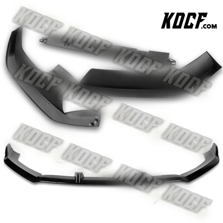 For 2013-2016 Audi A4 Quattro S4 Painted Black Front Bumper Splitter Spoiler Lip - KOCF.com - Car Parts