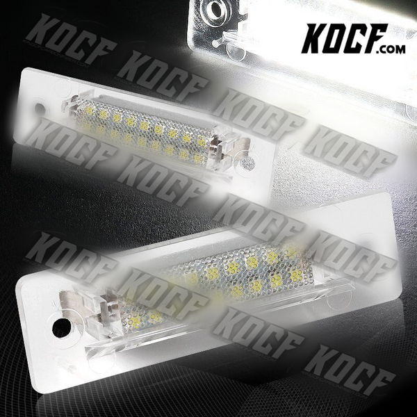 For 1989-2005 Porsche 911 Carrera 6000K License Plate 18-SMD White LED Lights - KOCF.com - Car Parts