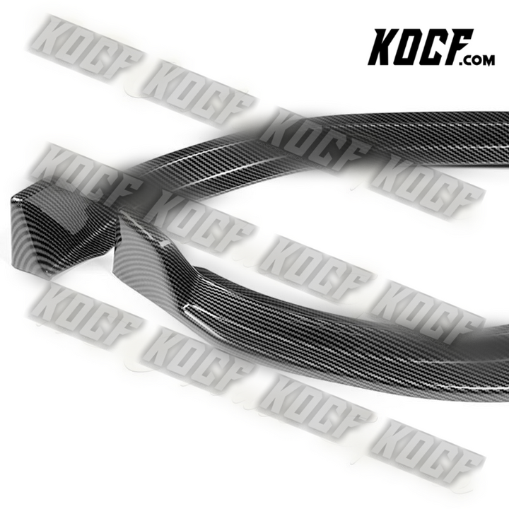 For 2020-2022 BMW 4-Series G22 G23 Carbon Look Front Bumper Body Kit Spoiler Lip - KOCF.com - Car Parts