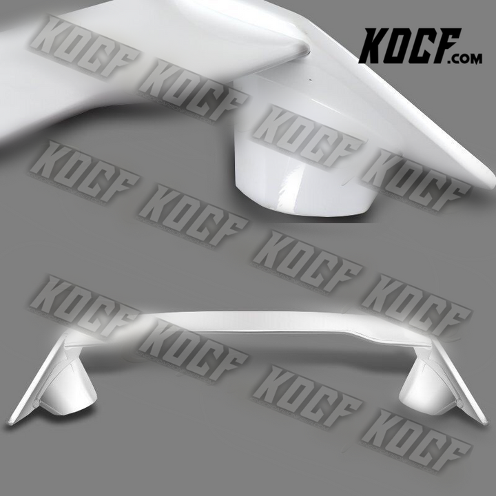 For 2016-2021 Honda Civic 4DR/Sedan TYPE-R Painted White Rear Trunk Spoiler Wing - KOCF.com - Car Parts