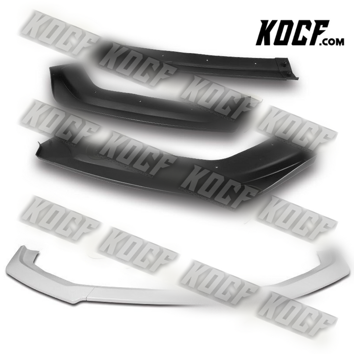 For 13-16 Scion FR-S/Toyota 86 CS-Style Painted White Front Bumper Splitter Lip - KOCF.com - Car Parts