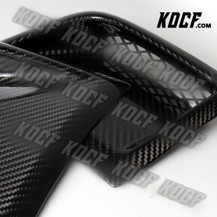 For 2008-2014 Subaru WRX STi Real Carbon Fiber Front Bumper Side Air Vents 2-pcs - KOCF.com - Car Parts