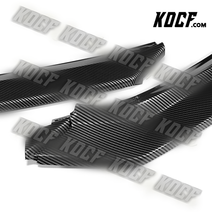 For 2021-2022 Kia K5 GT-Line STP-Style Carbon Painted Front Bumper Spoiler Lip - KOCF.com - Car Parts