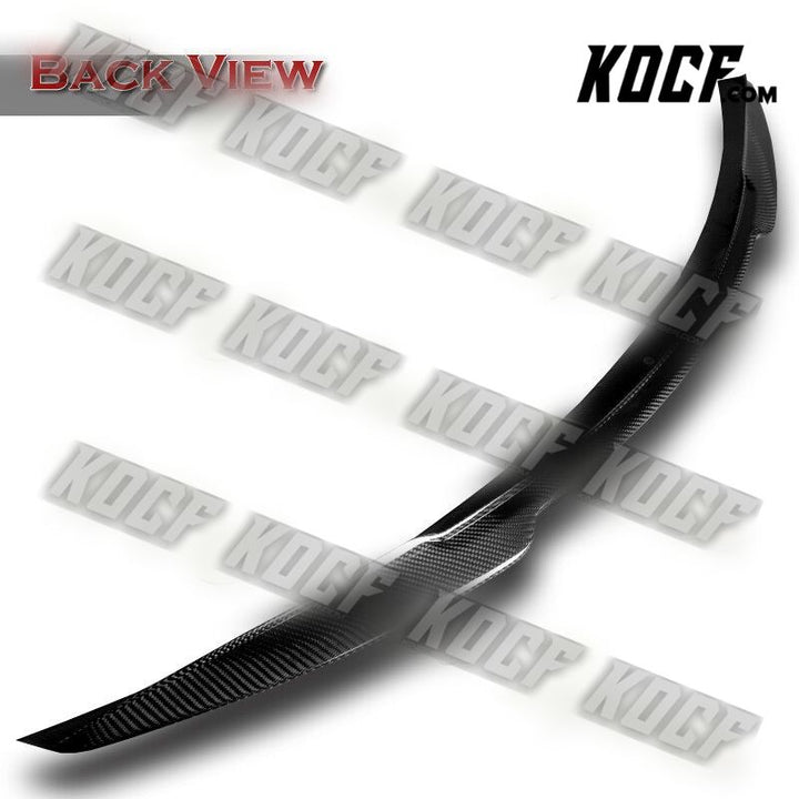 For 2017-2022 Infiniti Q60 Coupe V-Style Real Carbon Fiber Trunk Spoiler Wing - KOCF.com - Car Parts