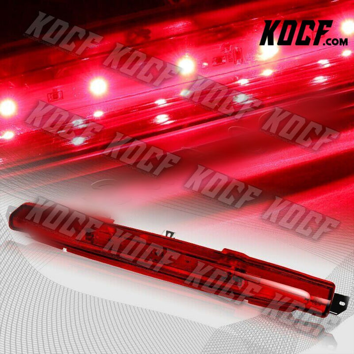 For 2002-2009 Trailblazer Envoy Chrome/Red Lens LED 3RD Rear Brake Stop Light - KOCF.com - Car Parts