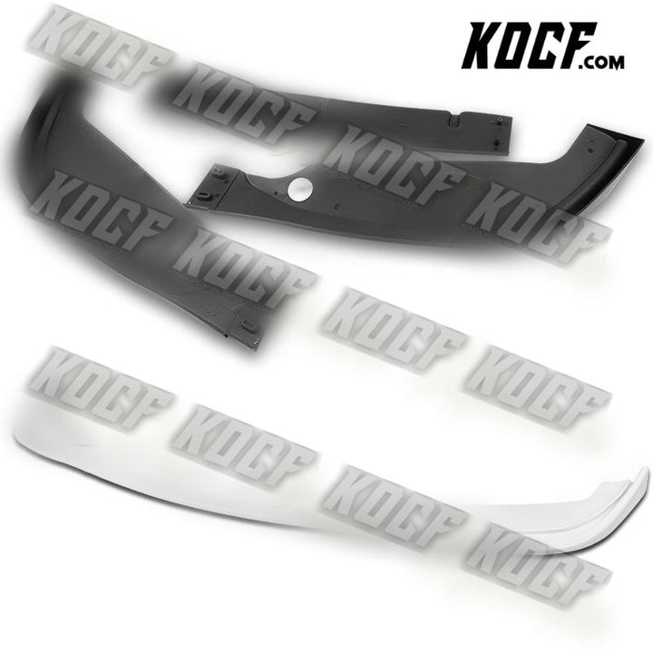 For 2001-2006 BMW E46 M3 H-Style Painted White Front Bumper Splitter Spoiler Lip - KOCF.com - Car Parts