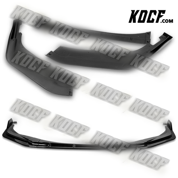 For 2019-2022 Toyota Corolla XSE SE Painted Black Front Bumper Body Spoiler Lip - KOCF.com - Car Parts