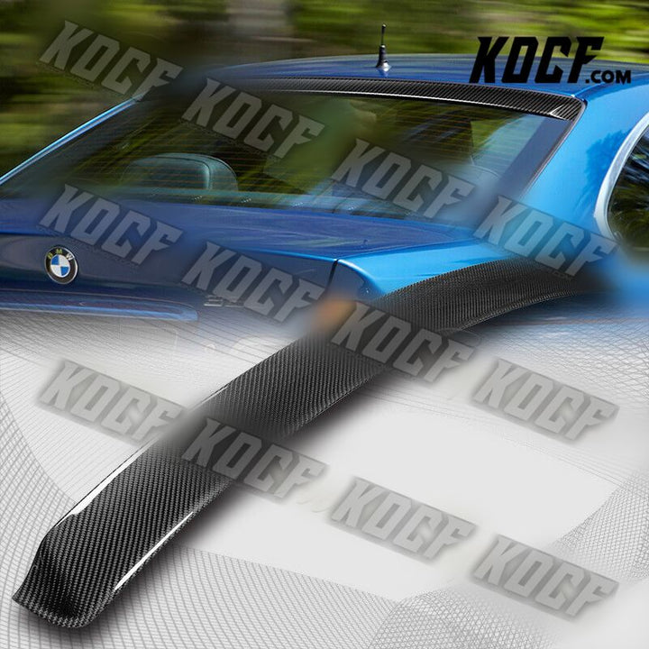 For 1999-2005 BMW 3-Series E46 Sedan Carbon Fiber Rear Window Roof Spoiler Wing - KOCF.com - Car Parts