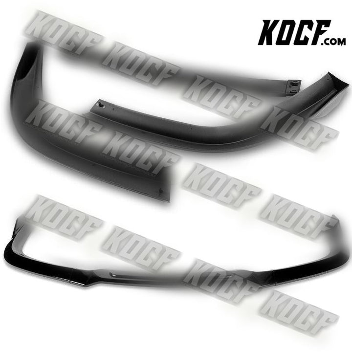 For 2011-2014 Dodge Avenger STP-Style Painted Black Front Bumper Spoiler Lip - KOCF.com - Car Parts