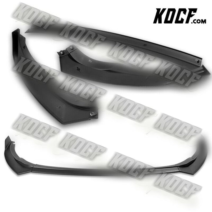 For 2011-2013 Scion TC V-Style Matt Black Front Bumper Body Spoiler Splitter Lip - KOCF.com - Car Parts