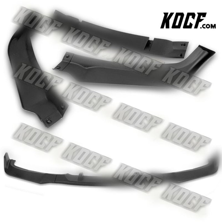 For 06-08 BMW E90 325i 330i H-Style Matt Black Front Bumper Splitter Spoiler Lip - KOCF.com - Car Parts