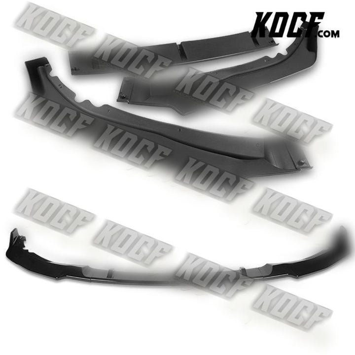 For 2011-2017 Honda Odyssey CK-Style Painted Black Front Bumper Splitter Spoiler Lip - KOCF.com - Car Parts