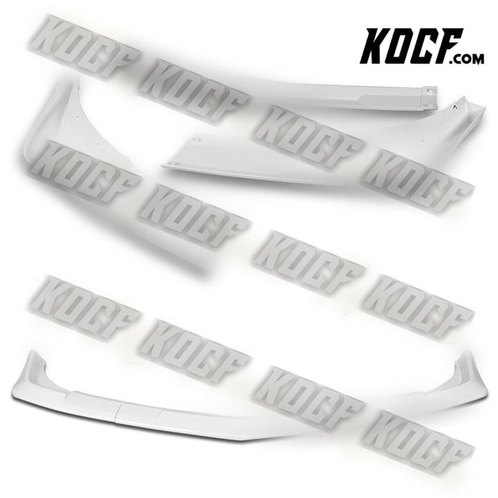 For 2014-2015 Chevy Camaro SS Z28 Painted White Front Bumper Body Spoiler Lip - KOCF.com - Car Parts