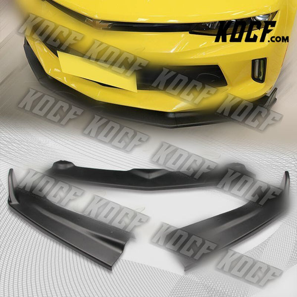 For 16-18 Chevy Camaro LT LS SS Matt Black ZL1 Style Front Bumper Body Kit Lip - KOCF.com - Car Parts