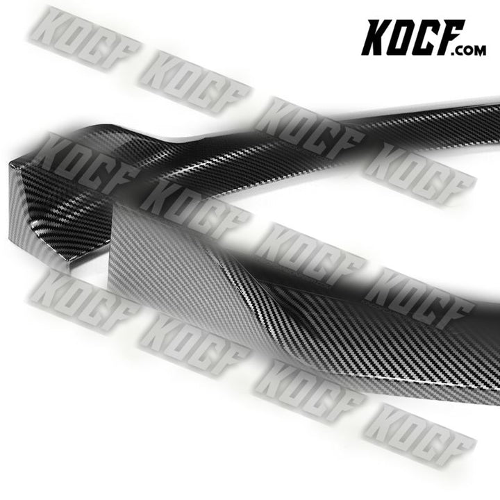 For 2021-2022 Kia Optima K5 Carbon Painted Front Bumper Splitter Spoiler Lip 3pc - KOCF.com - Car Parts