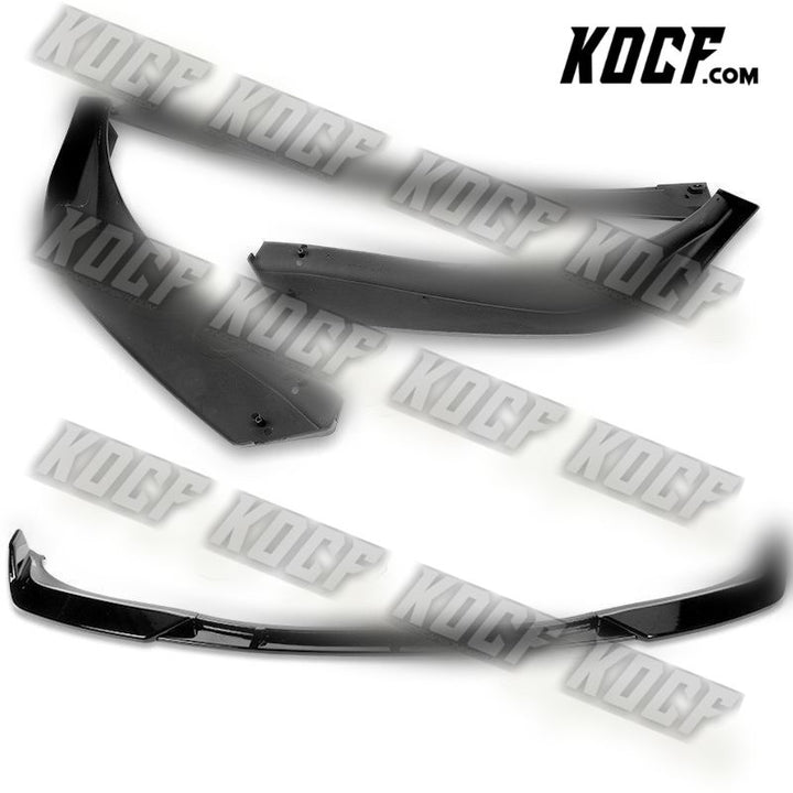 For 2006-2008 Lexus IS250 IS350 STP-Style Painted Black Front Bumper Spoiler Lip - KOCF.com - Car Parts