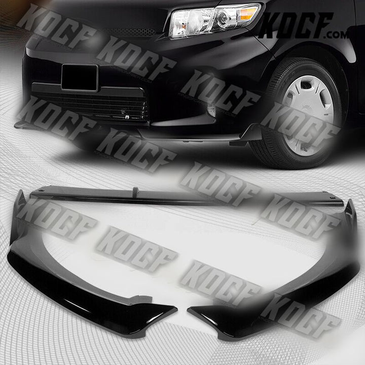 For 2011-2015 Scion xB STP-Style Painted Black Front Bumper Spoiler Splitter Lip - KOCF.com - Car Parts