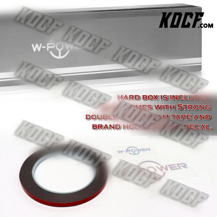 For 2014-2022 Infiniti Q50 W-Power Matt Black V-Style Rear Trunk Spoiler Wing - KOCF.com - Car Parts