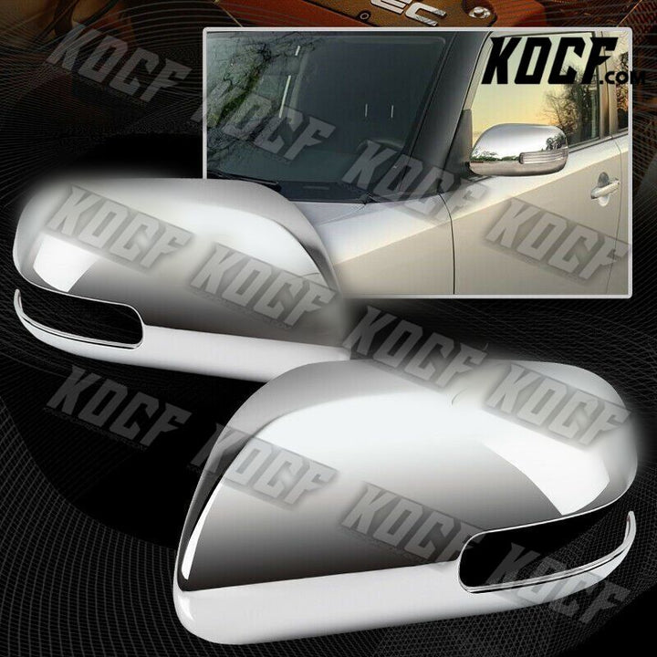 For 08-15 Scion xB Mirror Chrome ABS Side Turn Signal Mirror Covers Cover LH+RH - KOCF.com - Car Parts