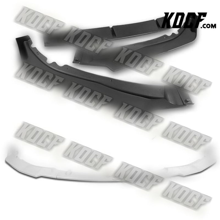 For 11-17 Honda Odyssey CK-Style Painted White Front Bumper Splitter Spoiler Lip - KOCF.com - Car Parts