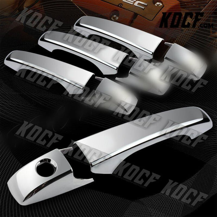 For 2007-2010 Jeep Patriot/Compass Mirror Chrome Door Handle Cover Cap Trim Kit - KOCF.com - Car Parts