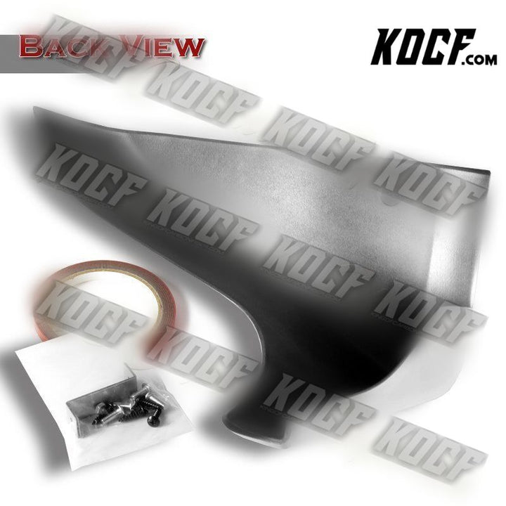 For 03-09 Nissan 350Z Z33 Painted White Rear Bumper Lip Mud Guards Spats Aprons - KOCF.com - Car Parts