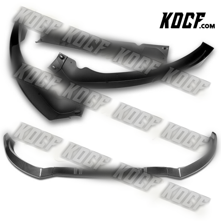 For 2013-2016 Audi A5 Carbon Painted Front Bumper Body Kit Spoiler Splitter Lip - KOCF.com - Car Parts