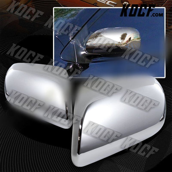 For 2007-2011 Toyota Yaris 4-DR/Sedan Chrome ABS Plastic Side Mirror Cover Cap