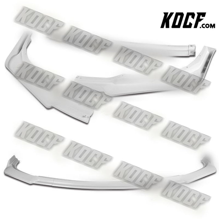 For 11-15 Toyota Sienna MP-Style Painted White Front Bumper Spoiler Splitter Lip - KOCF.com - Car Parts