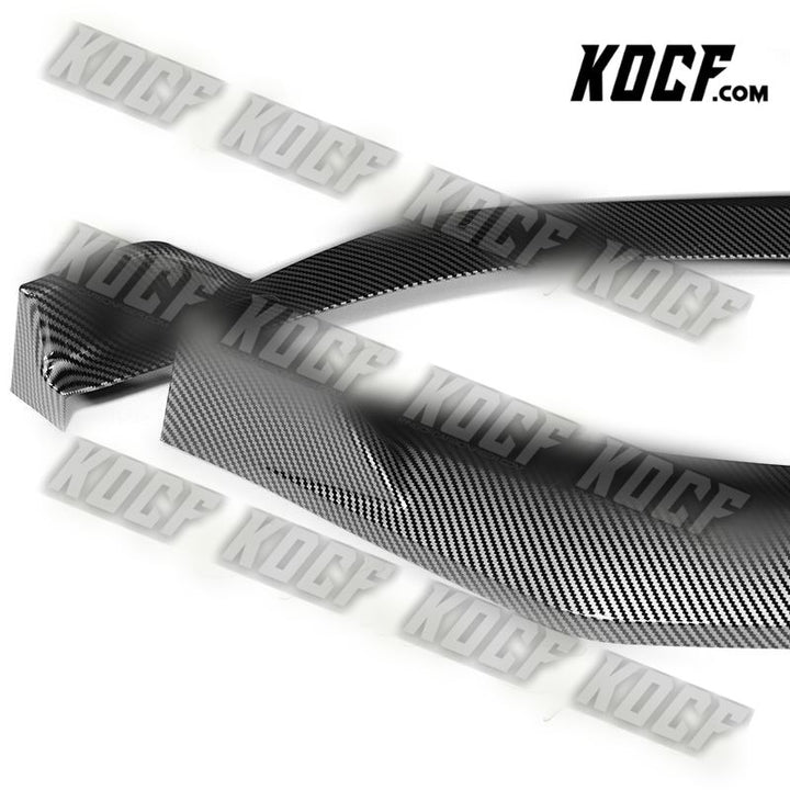 For 2014-2016 Toyota Corolla S GT-Style Carbon Painted Front Bumper Spoiler Lip - KOCF.com - Car Parts