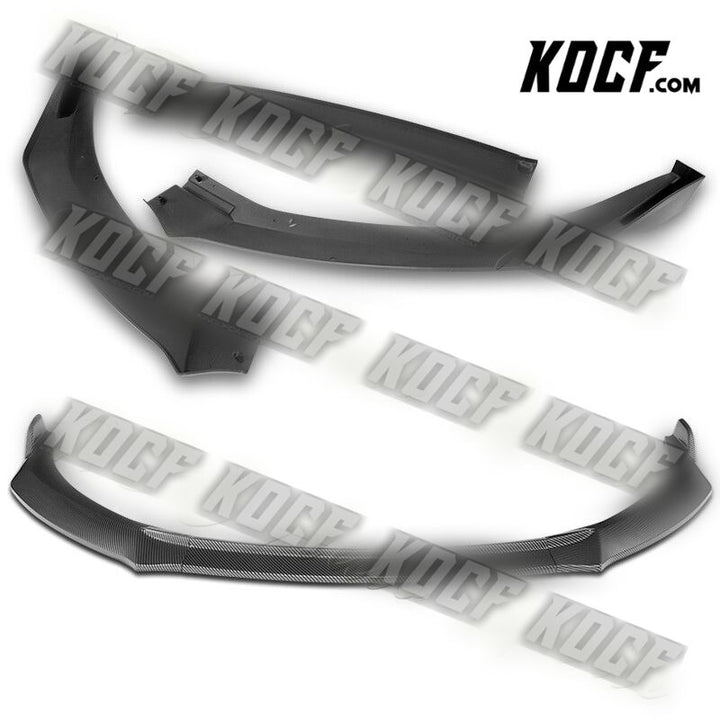 For 2014-2016 Toyota Corolla S GT-Style Carbon Painted Front Bumper Spoiler Lip - KOCF.com - Car Parts