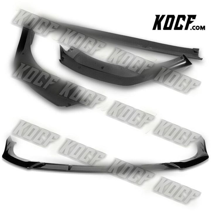 For 2020-2022 BMW 2-Series F44 Gran Coupe Painted Black Front Bumper Spoiler Lip - KOCF.com - Car Parts