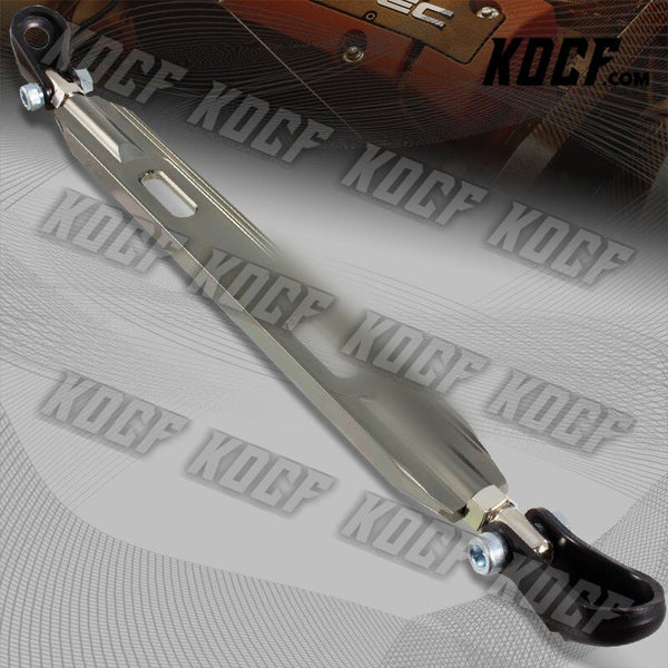 For 1996-2000 Honda Civic Rear Lower Gunmetal Aluminum Tower Tie Brace Strut Bar