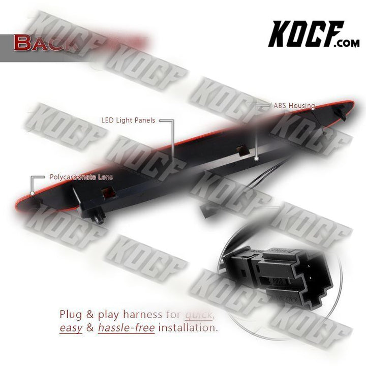 For 2002-2006 Mini Cooper R50 R53 LED Red Lens 3RD Third Brake Stop Tail Light - KOCF.com - Car Parts