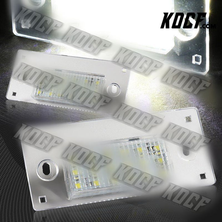 For 1999-2001 Audi A4 S4 Avant Hatchback Xenon White LED License Plate Lights - KOCF.com - Car Parts