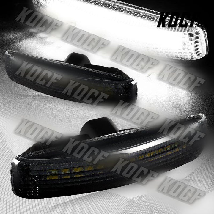 For Land Rover LR2 LR3 LR4 L320 Smoke White LED Turn Signal Side Marker Lights - KOCF.com - Car Parts