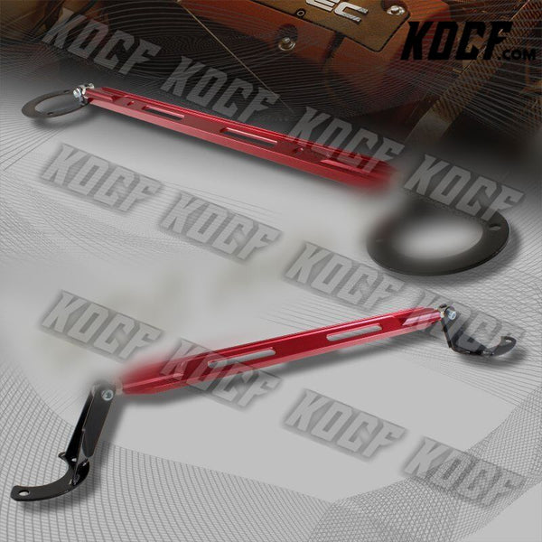 For 1992-2001 Honda Prelude Front+Rear Upper Red Aluminum Tower Brace Strut Bar - KOCF.com - Car Parts