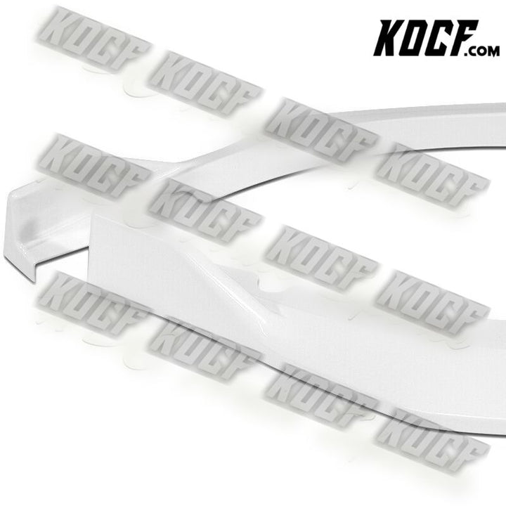 For 2017-2019 Corolla SE XSE GT-Style Painted White Front Bumper Spoiler Lip - KOCF.com - Car Parts