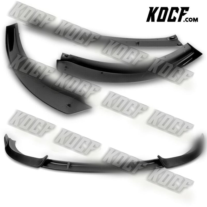 For 2010-2013 Kia Forte STP-Style Matt Black Front Bumper Splitter Spoiler Lip - KOCF.com - Car Parts