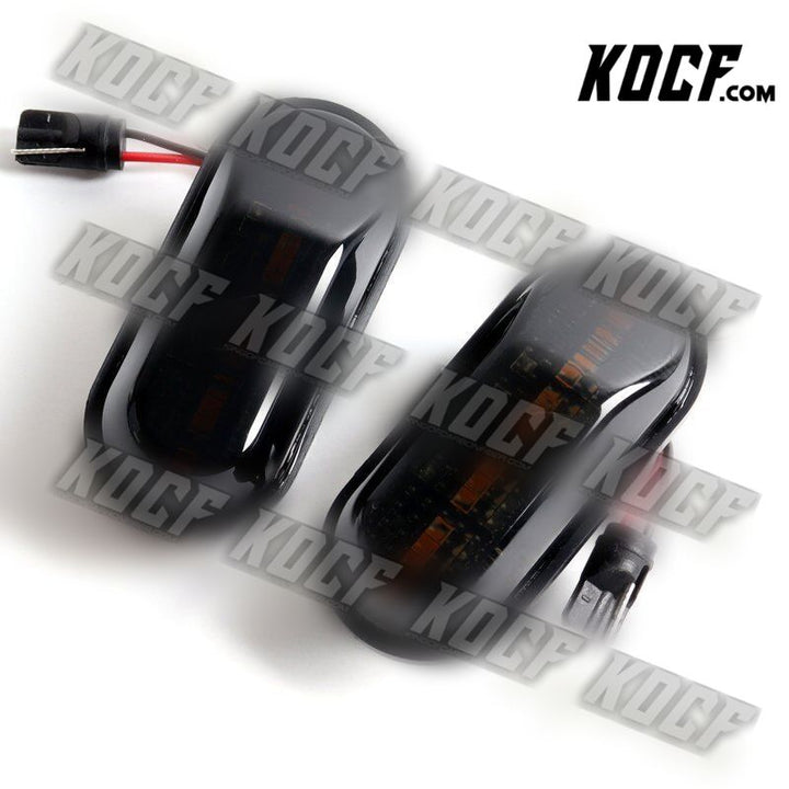 For 1985-2011 Honda Civic Smoke Lens Sequential LED Signal Side Marker Lights - KOCF.com - Car Parts