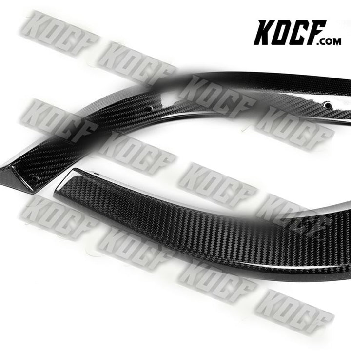 For 2011-2014 Mercedes C-Class Sport W204 Carbon Fiber Front Bumper Spoiler Lip - KOCF.com - Car Parts