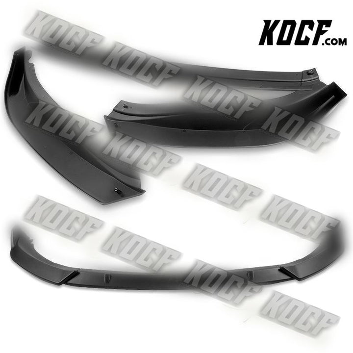 For 2019-2021 Volkswagen VW Jetta Matt Black Front Bumper Splitter Spoiler Lip - KOCF.com - Car Parts