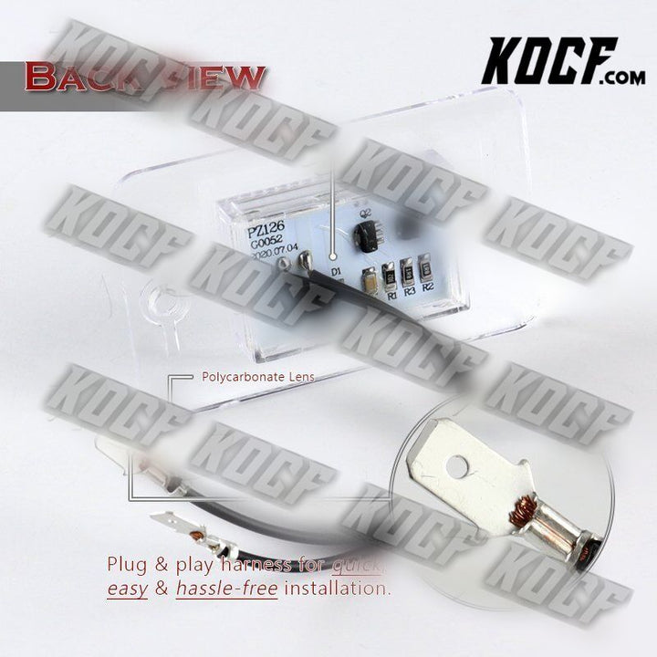 For Land Rover Discovery 1 Discovery 2 White SMD LED License Plate Lights Lamps - KOCF.com - Car Parts